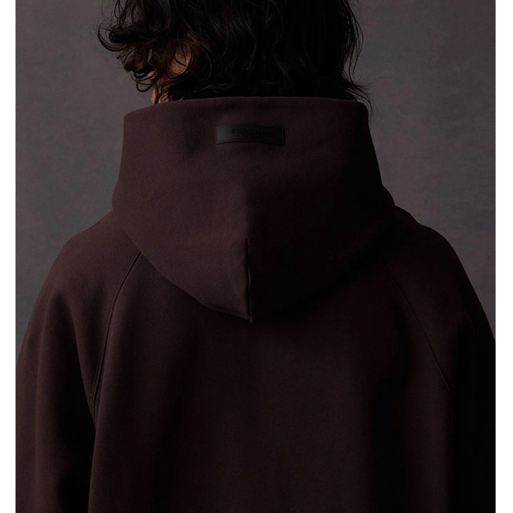 ESSENTIALS Fear of God PLUM Hoodie Limited Edition Oversized Pullover Large NWT - Picture 4 of 12